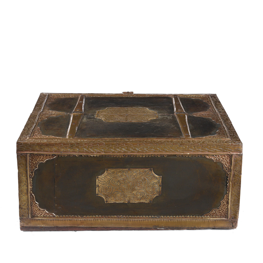 Back Of Antique Dowry Box From Shekhawati - 19th Century | Indigo Antiques