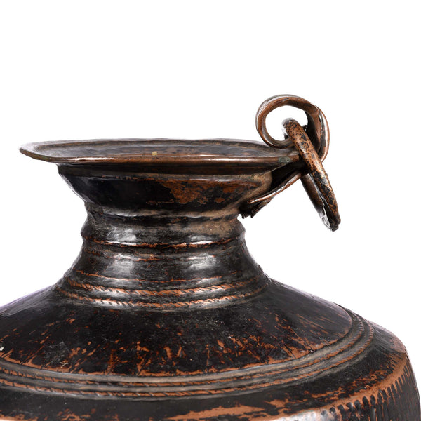 Copper Water Pot From Nepal - 19thC
