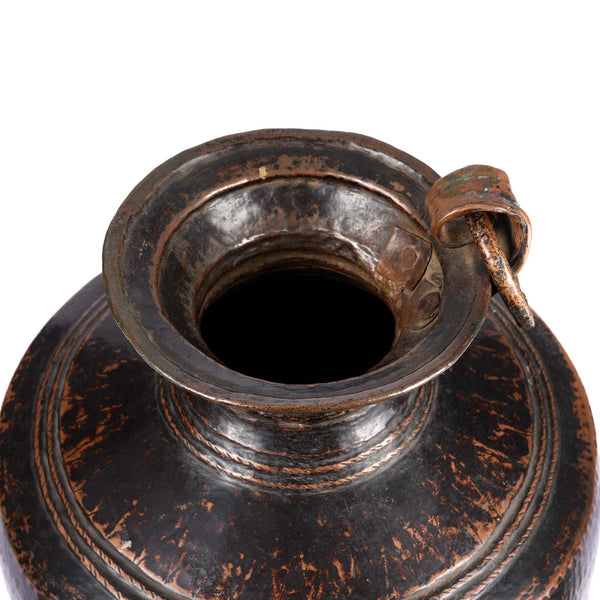 Copper Water Pot From Nepal - 19thC