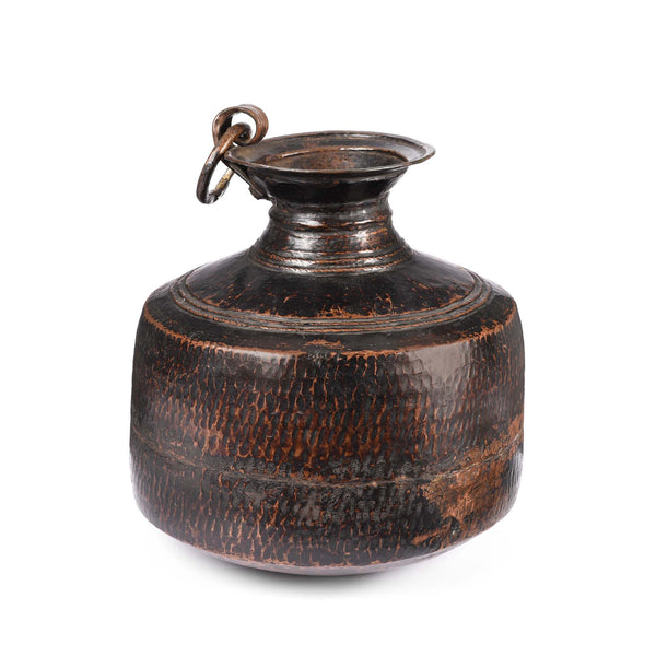 Copper Water Pot From Nepal - 19thC