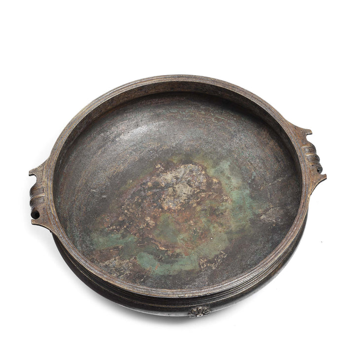 Interior Of Bronze Urli from South India - Late 19thC | Indigo Antiques