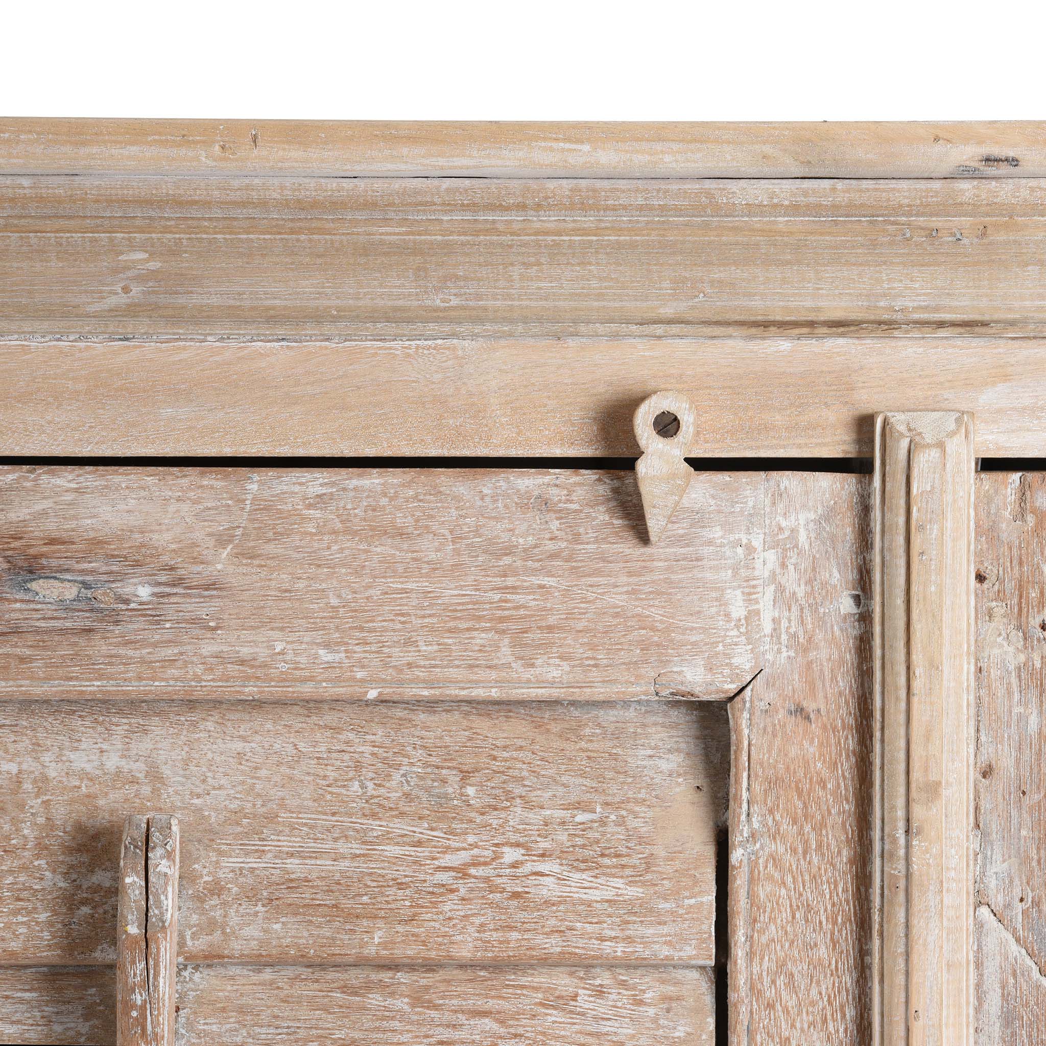 Locking Latch Detail From Louvre Cabinet From Rajasthan | Indigo Antiques