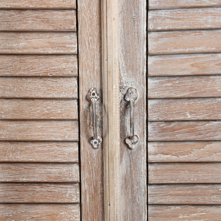 Handles Detail From Louvre Cabinet From Rajasthan | Indigo Antiques