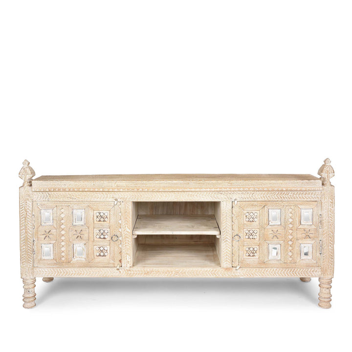 Low Kutchi AV Cabinet | Indigo Antiques