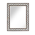 Bone Inlay Mirror From Rajasthan (36 x 46cm)