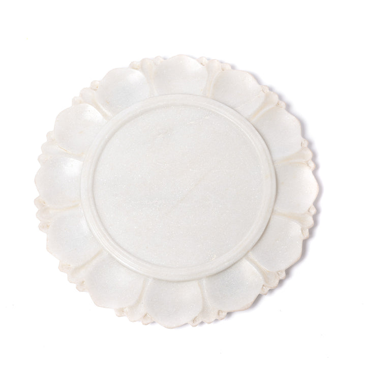 Marble Plate From Rajasthan | Indigo Antiques