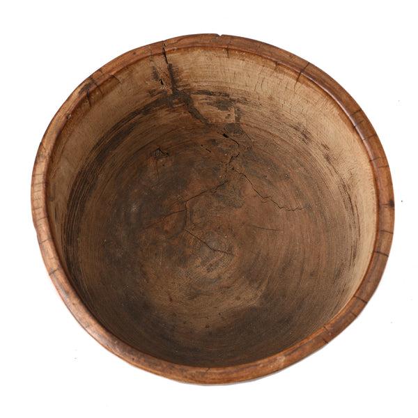Vintage Cedar Grain Measure From The Himalayas