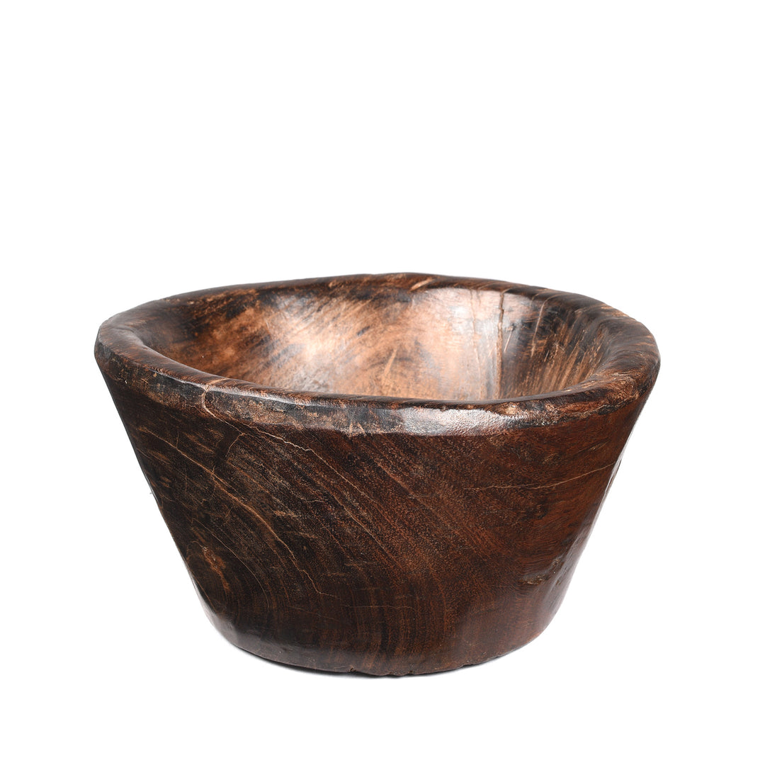 Teak Bowl From Rajasthan - Early 20thC | Indigo Antiques