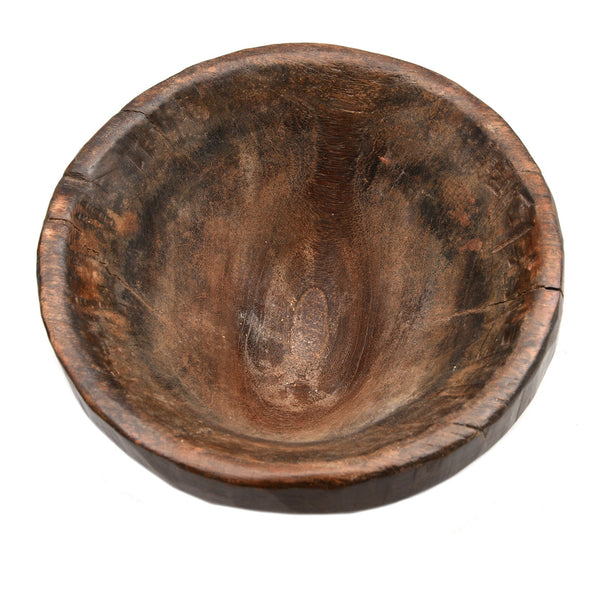 Teak Bowl From Rajasthan - Early 20thC