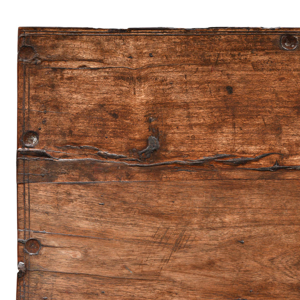 Carved Acacia Wood Takhat Table From Rajasthan - 19Thc