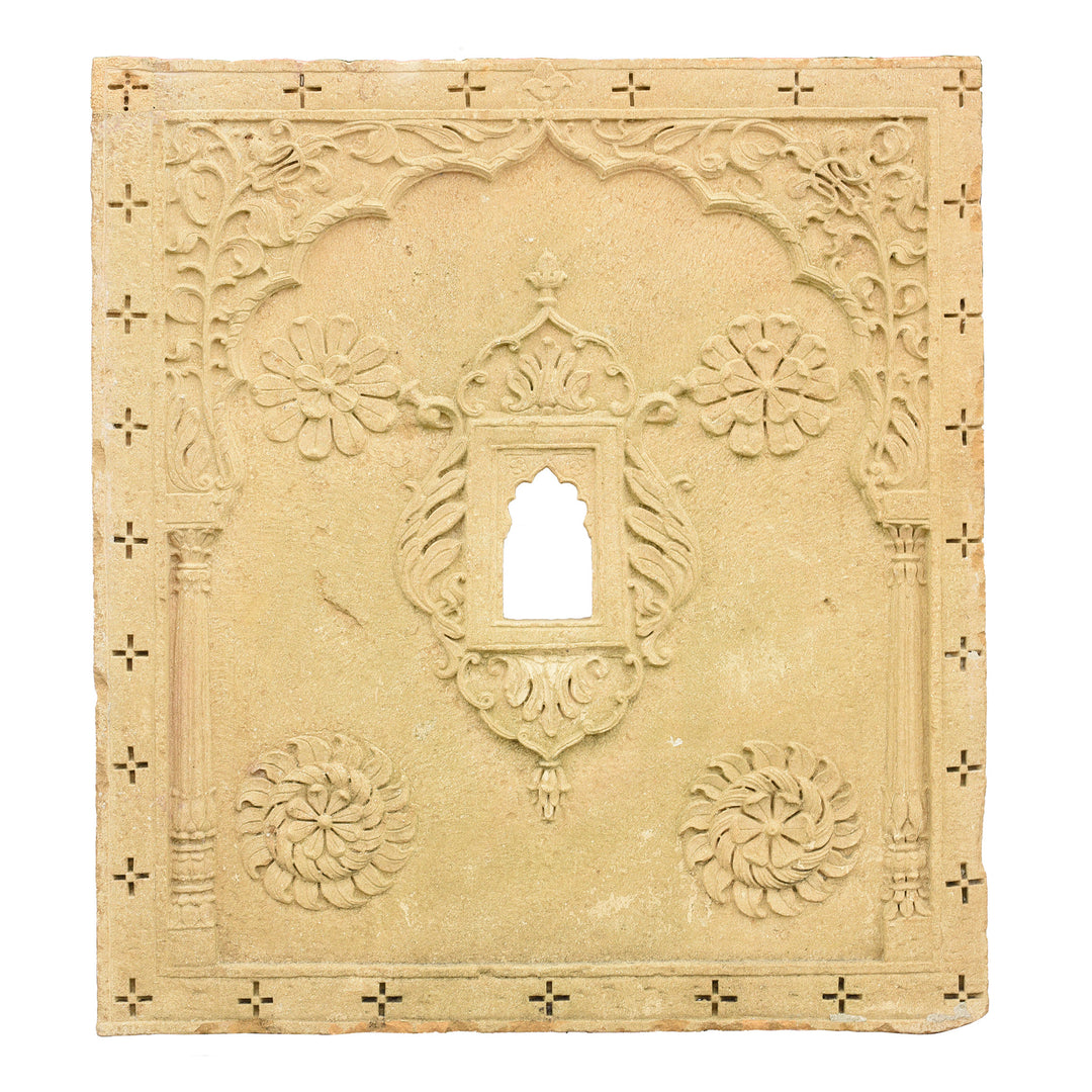 Carved Stone Window Panel From Jaisalmer - 19thC | Indigo Antiques