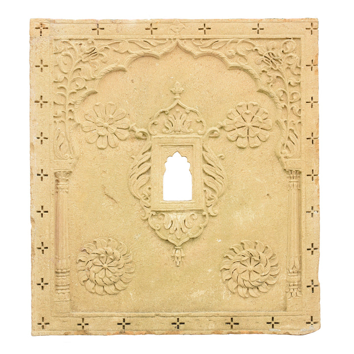 Carved Stone Window Panel From Jaisalmer - 19thC | Indigo Antiques