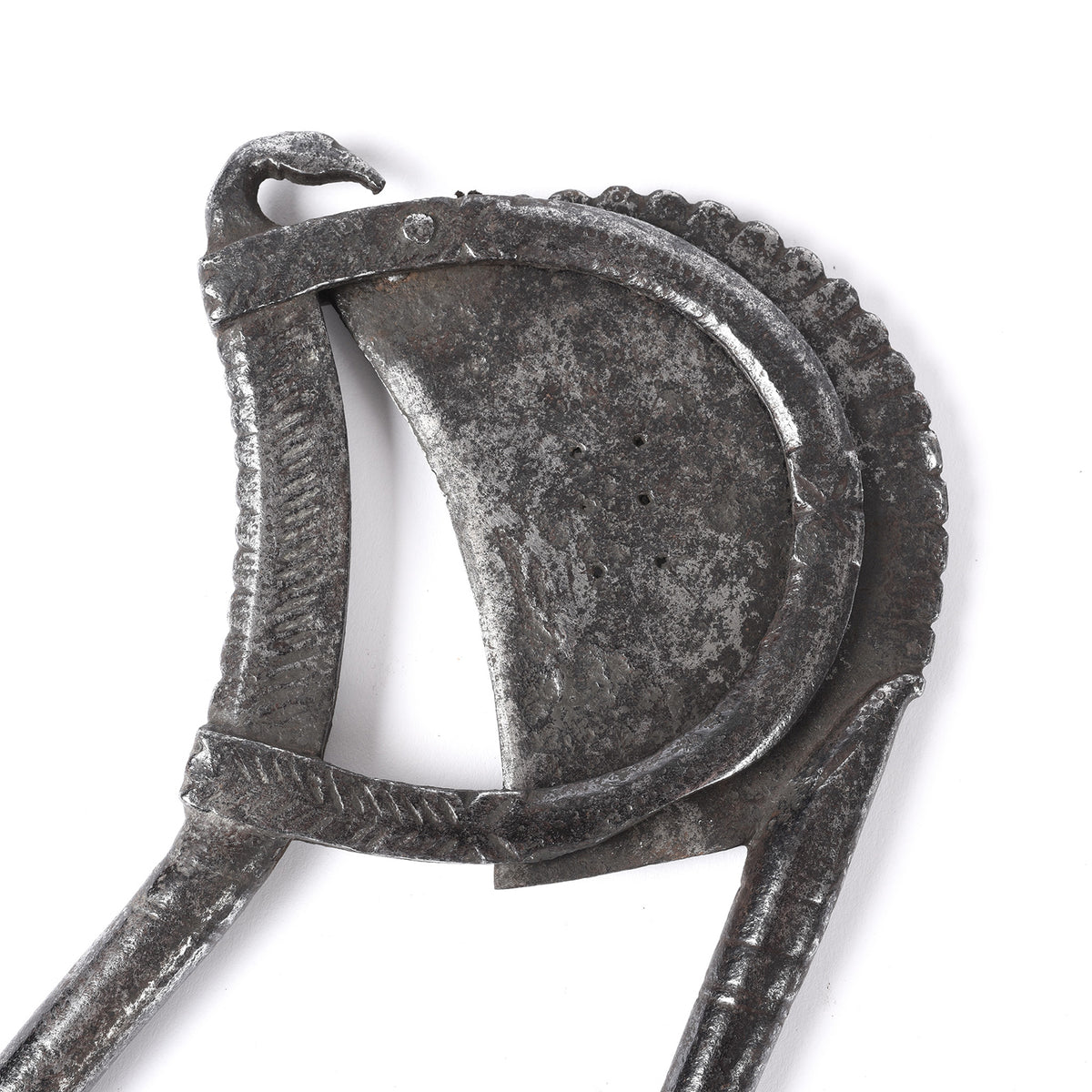 Detail From Large Iron Sarota (betel nut cutter) - 19thC | Indigo Antiques