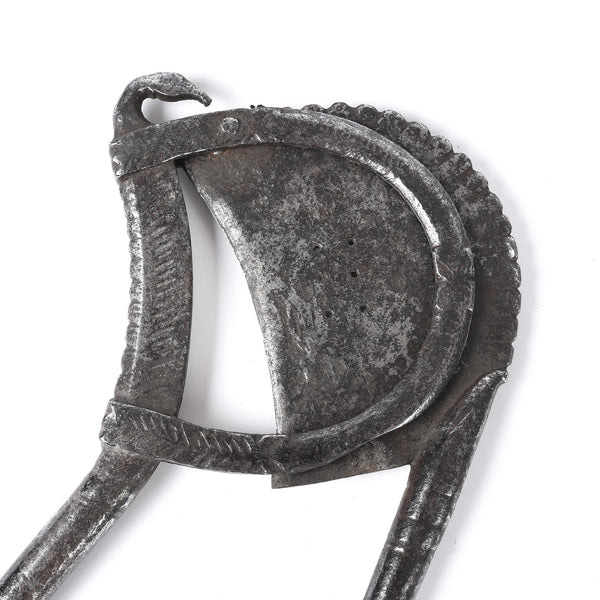 Large Iron Sarota (betel nut cutter) - 19thC