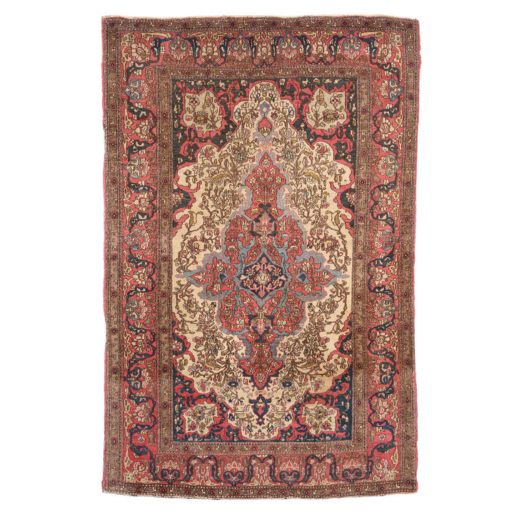 Floral Persian Rug - Ca 60 yrs old - 214 x 131cm | Indigo Antiques