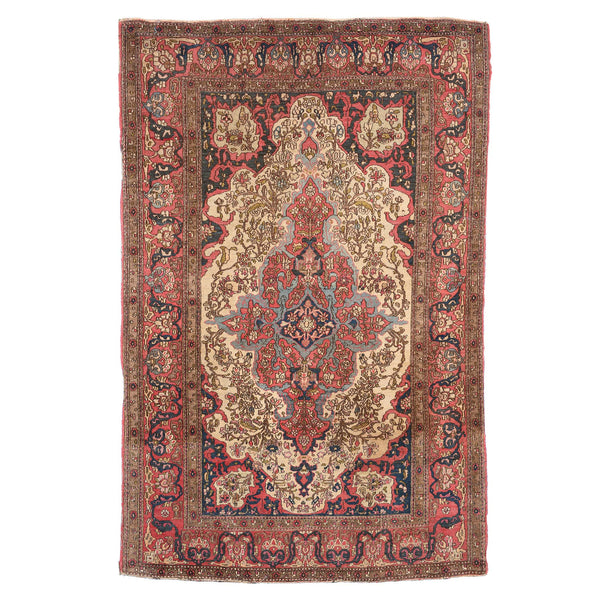 Floral Persian Rug - Ca 60 yrs old - 214 x 131cm
