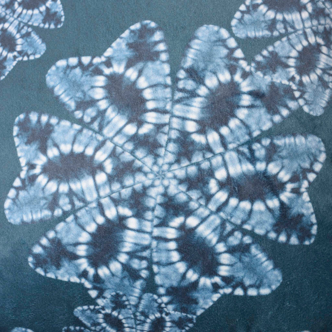 Pattern Detail From Pale Long Cushion | Indigo Antiques