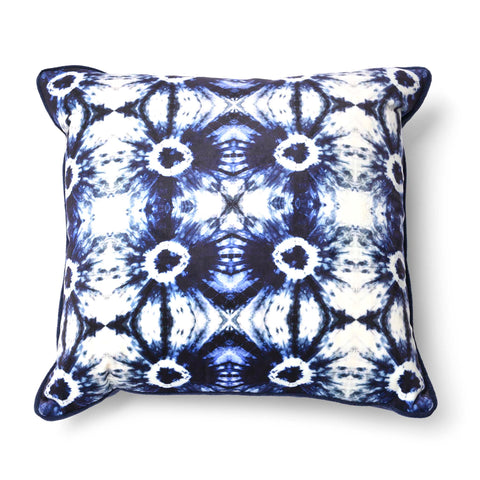 Indigo Ikat Cushion & Pad