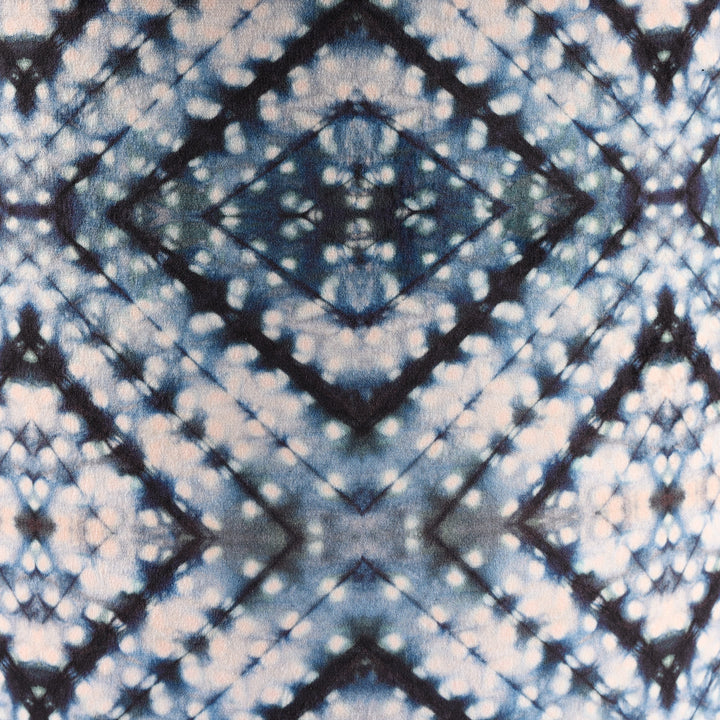 Itajime Diamond Drum Lampshade by Tatie Lou | Indigo Antiques