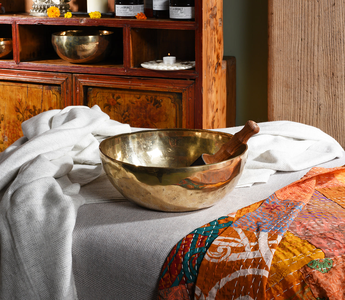 Singing Bowl in a sound healing spa | Indigo Antiques