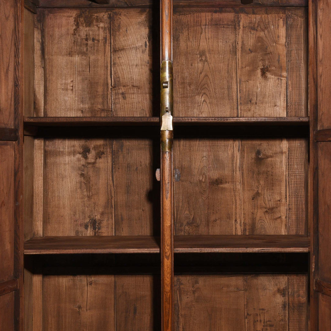 Interior Of Elm Ming Style Cabinet - 19thC | Indigo Antiques
