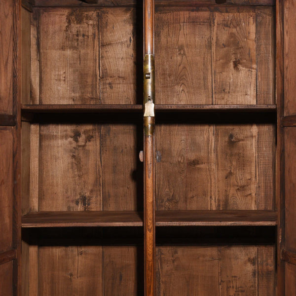 Elm Chinese Taper Cabinet From Shanxi - 19thC