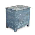 Painted Blue Storage Chest from Mongolia - Early 20thC