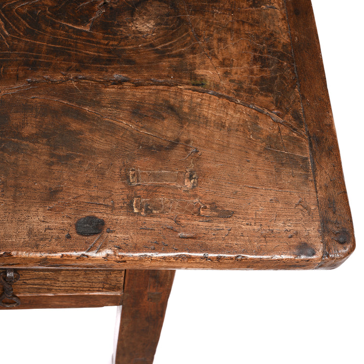 Surface Detail From Rustic Countryside Wine Table from China - 19thC | Indigo Antiques