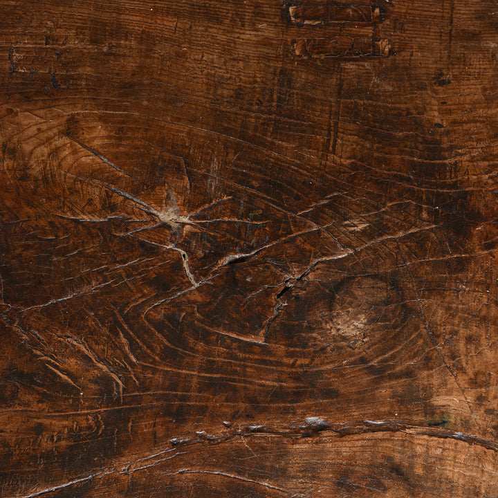 Surface Detail From Rustic Countryside Wine Table from China - 19thC | Indigo Antiques