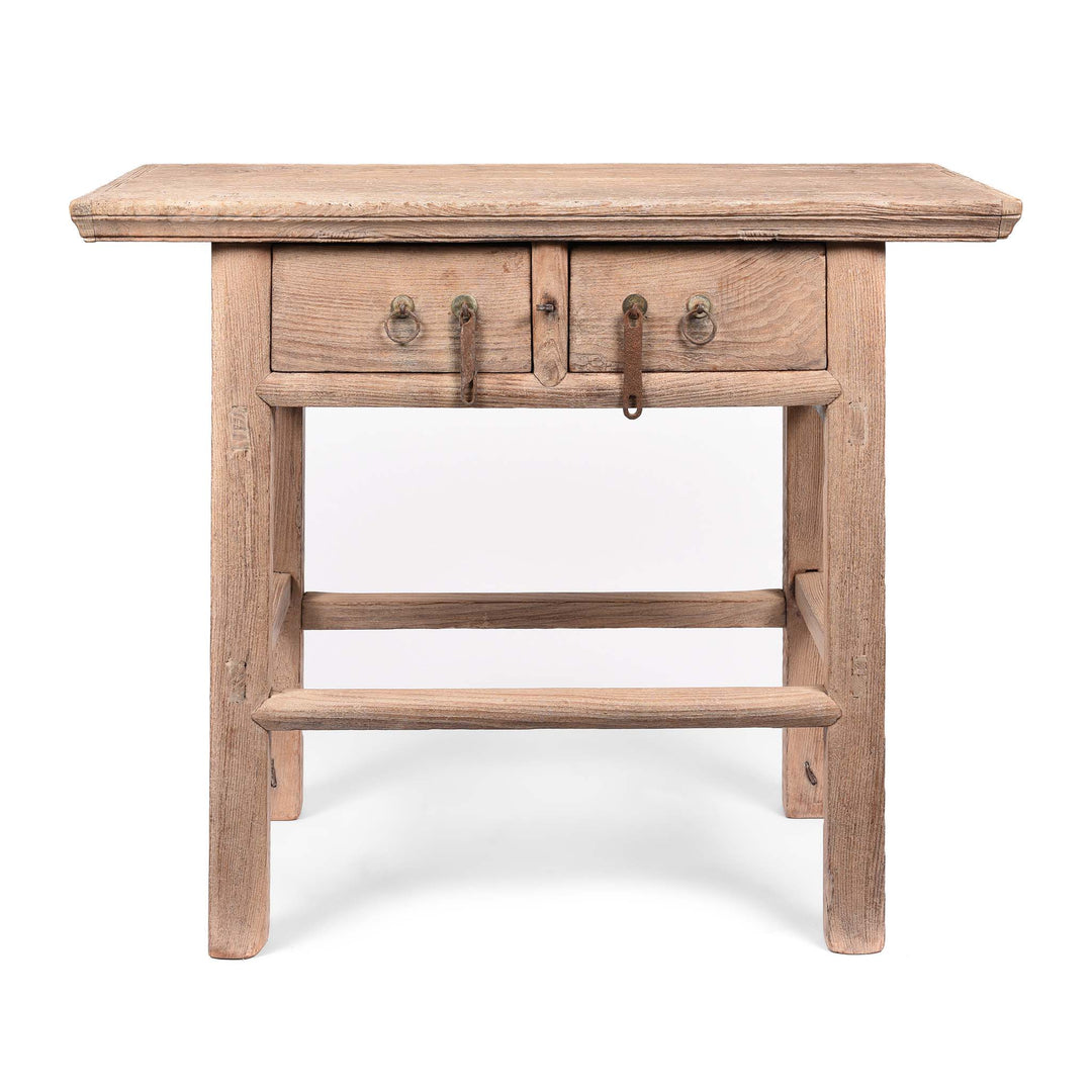 Rustic Countryside 2 Drawer Wine Table from Shanxi - 19thC | Indigo Antiques