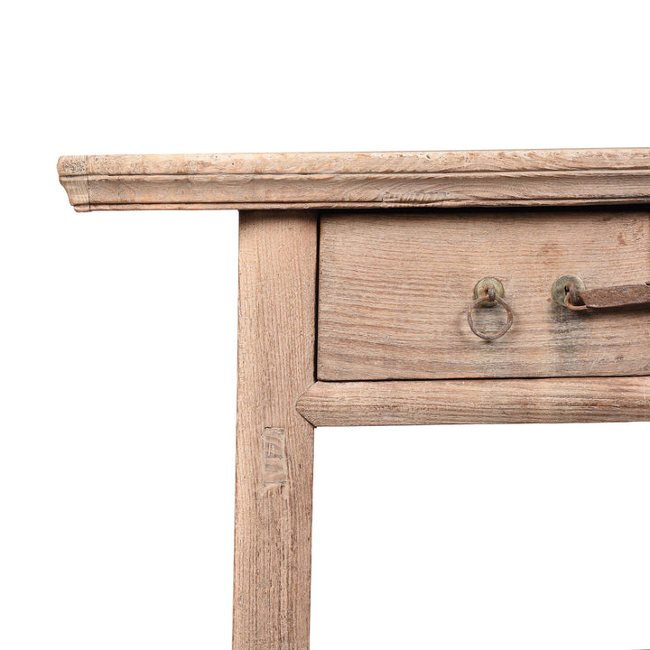 Rustic Countryside 2 Drawer Wine Table from Shanxi - 19thC | Indigo Antiques