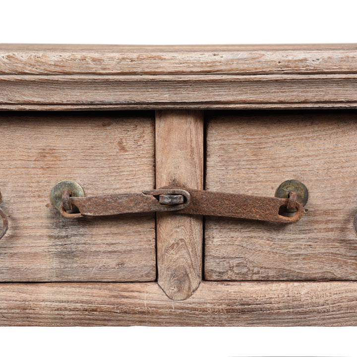 Rustic Countryside 2 Drawer Wine Table from Shanxi - 19thC | Indigo Antiques