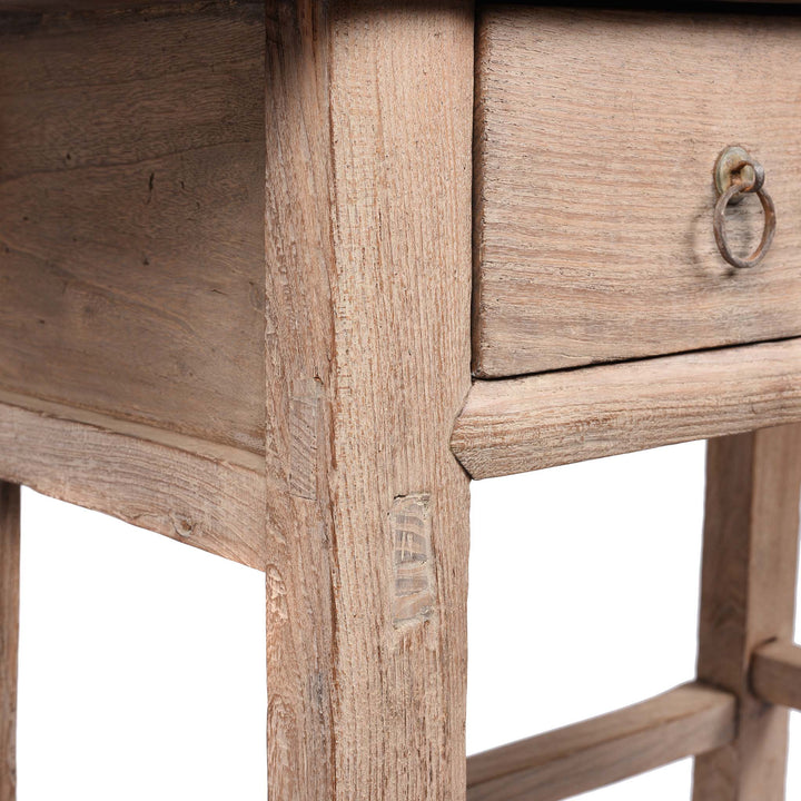 Rustic Countryside 2 Drawer Wine Table from Shanxi - 19thC | Indigo Antiques