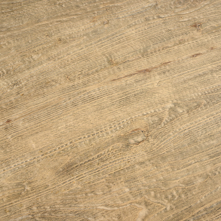Grain Detail From Regency Style Dining Table - Made From Old Poplarwood | Indigo Antiques