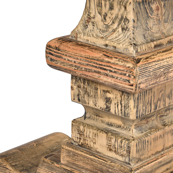 Detail From Regency Style Dining Table - Made From Old Poplarwood | Indigo Antiques