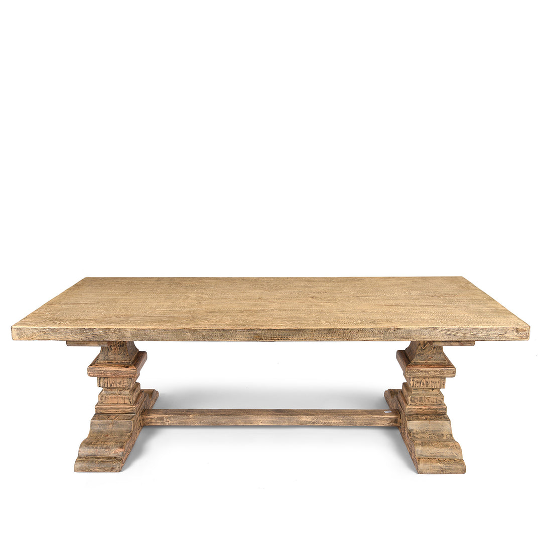 Regency Style Dining Table - Made From Old Poplarwood | Indigo Antiques