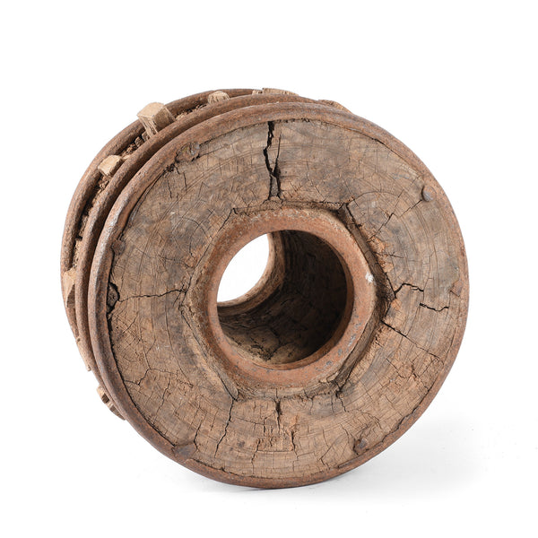 Old Wheel Hub From Shandong Province - 19thC