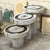 Water Feature Made From 19thC Chinese Mill Stones | Indigo Antiques