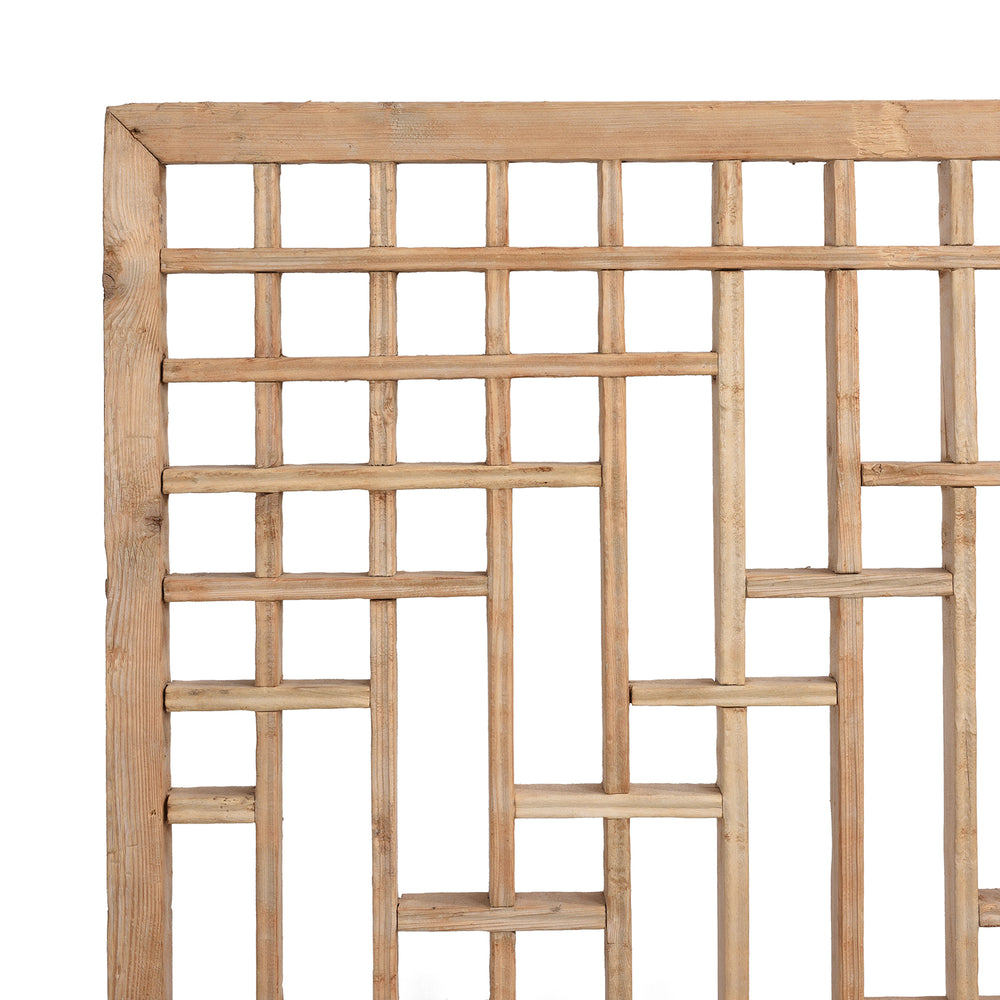 Detail From Chinese Pine Window Screen From Shanxi Province - 19thC | Indigo Antiques