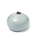 Celadon Glazed Porcelain Bowl With Lid