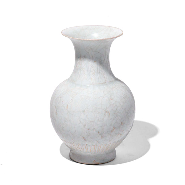 Glazed Celadon Fengweizun Vase - Song Dynasty Style