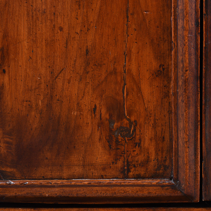 Detail From Antique Tapered Cypress wood Cabinet - 19thC | Indigo Antiques
