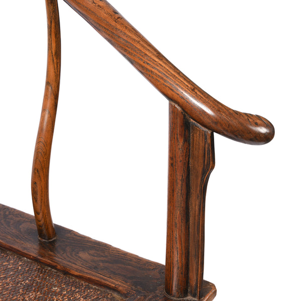 Chinese Elm Horseshoe Chair - Late 19thC