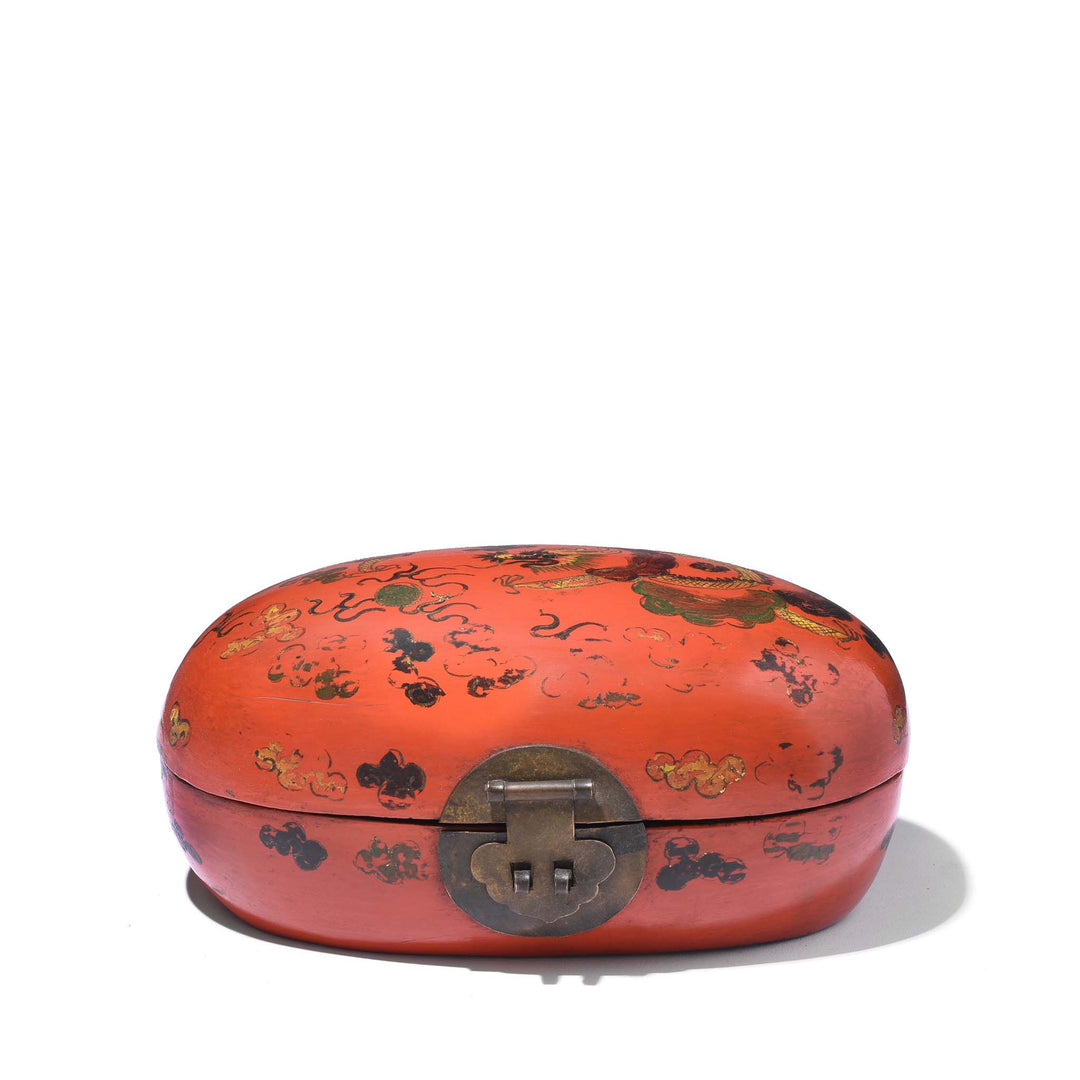 Vintage Lacquer Jewellery Box From Peking | Indigo Antiques