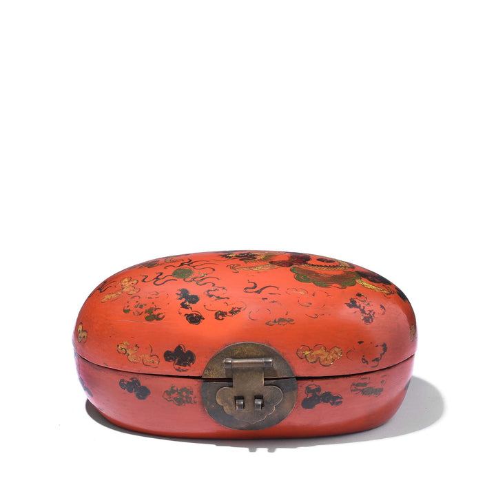 Vintage Lacquer Jewellery Box From Peking | Indigo Antiques