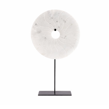 Polished Marble Bi on Iron Stand Polished Marble Bi on Iron Stand