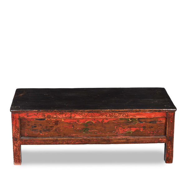 Antique Painted Tibetan Choksar - 19thC