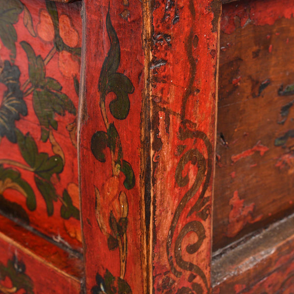 Antique Painted Tibetan Choksar - 19thC