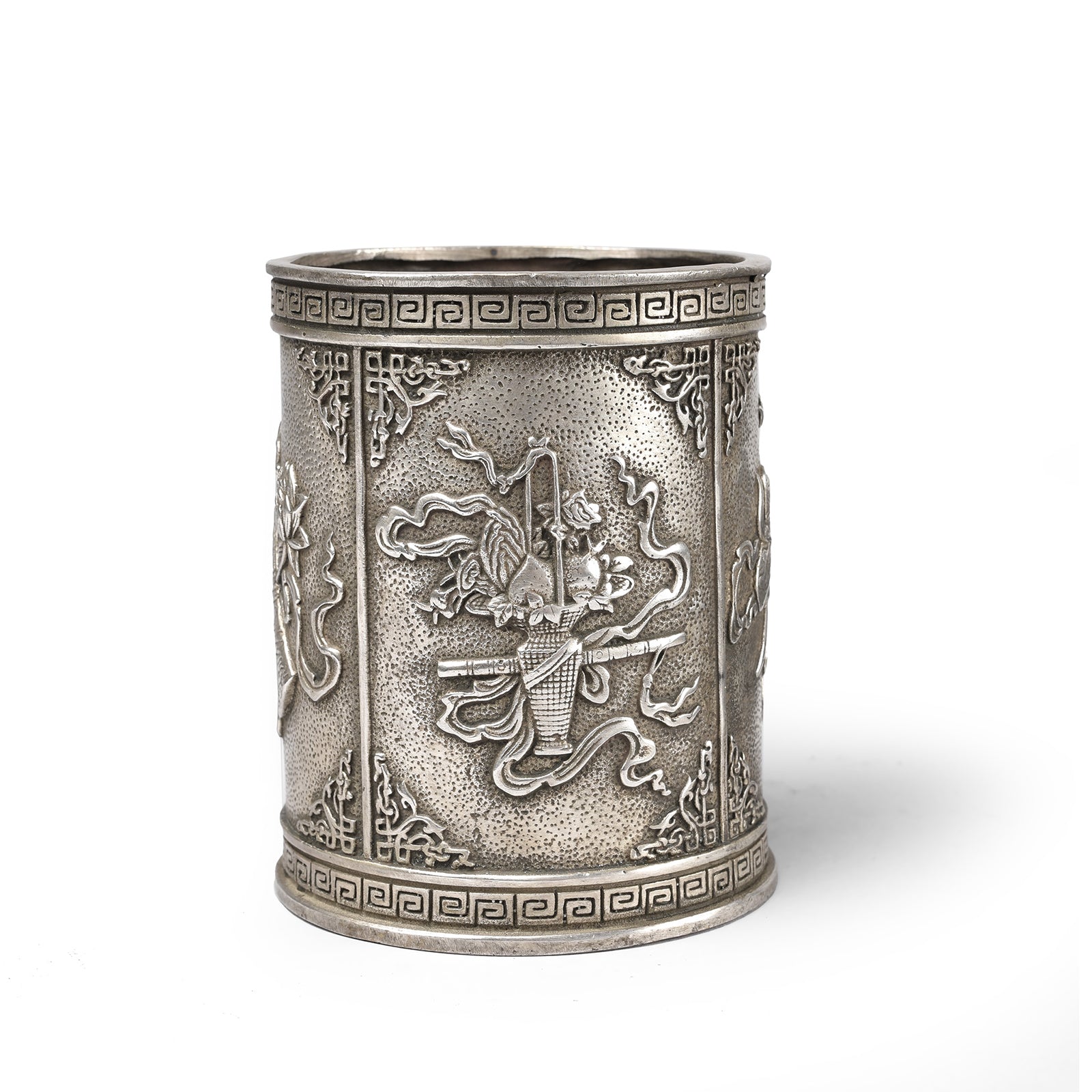 Reproduction Tibetan Incense Burner & Cover Reproduction Tibetan Incense Burner & Cover