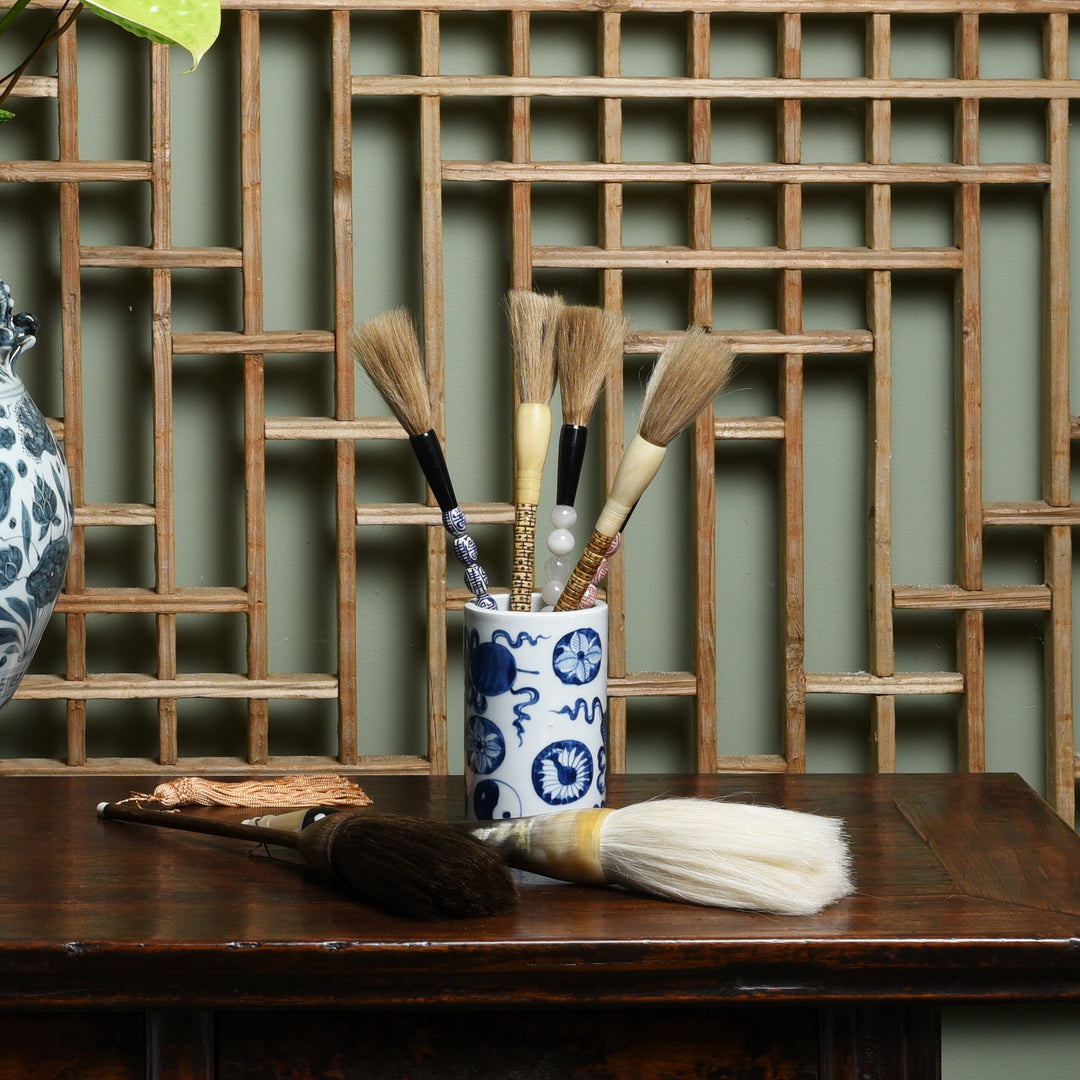 Porcelain Calligraphy Brush Pot